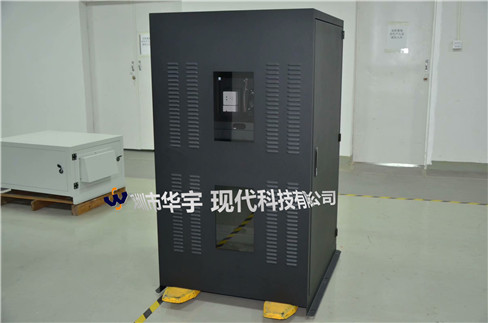 我司21號發貨浙江，為浙江某公司提供定製款恒溫恒濕戶外投影儀安裝櫃(圖2)